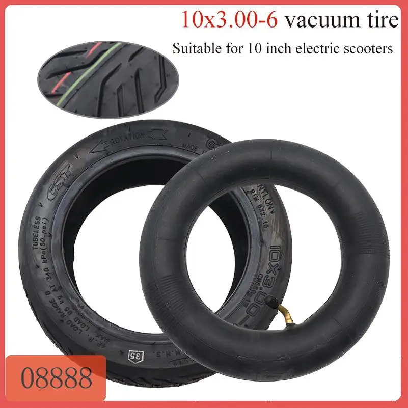 High Quality 10x3.00-6 Tubeless Tire for Electric Scooter Kugoo M4 Pro 10 Inch City-road Vacuum Tire 10x3 Inch Tyre
High Quality 10x3.00-6 Tubeless Tire for Electric Scooter Kugoo M4 Pro 10 Inch City-road Vacuum Tire 10x3 Inch Tyre