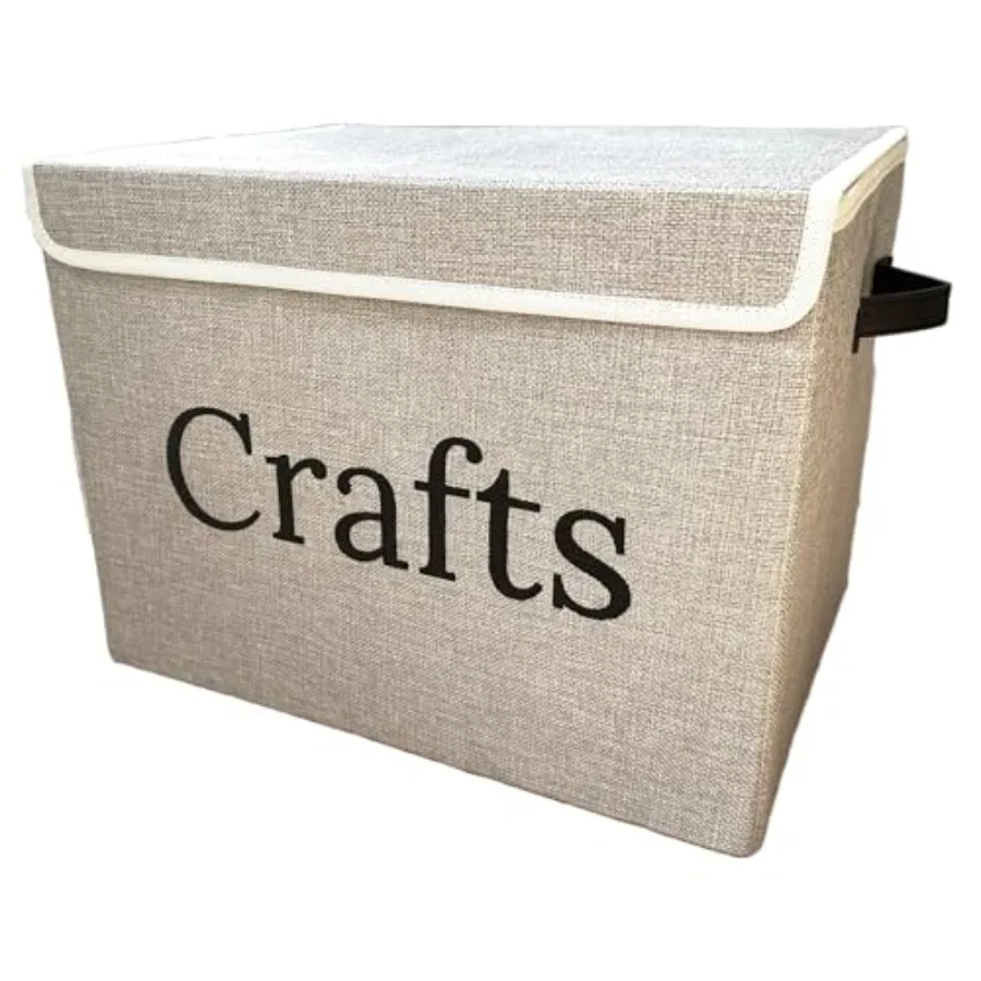 Craft Storage Box to keep your items neat and organized. Large Art and Craft bin with lid and handles. Stylish and space saving
Craft Storage Box to keep your items neat and organized. Large Art and Craft bin with lid and handles. Stylish and space saving