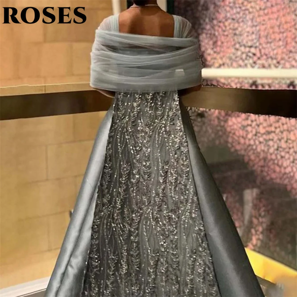 ROSES Silver Stain Party Dress Crystal V-Neck Night Prom Dress Simple Pleats Sequin Off the Shoulder Celebrity Dress Customized
ROSES Silver Stain Party Dress Crystal V-Neck Night Prom Dress Simple Pleats Sequin Off the Shoulder Celebrity Dress Customized
