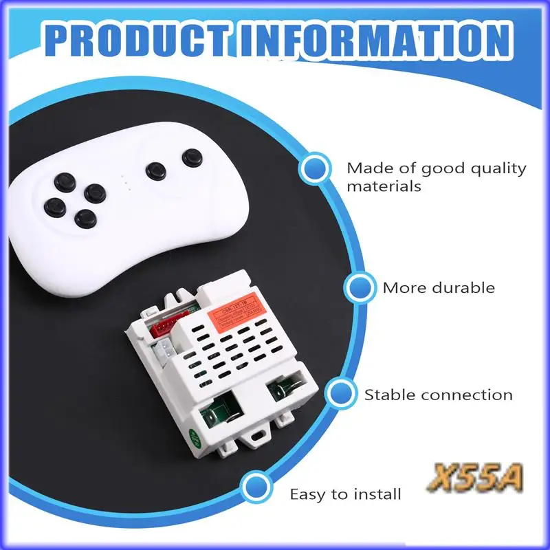 XX-CSR-12T-1B 12V Kids Powered Ride Oncar Remote Control Andreceiver Forchildren Electric Car Replacement Parts
XX-CSR-12T-1B 12V Kids Powered Ride Oncar Remote Control Andreceiver Forchildren Electric Car Replacement Parts
