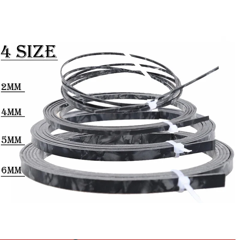 Colorful Celluloid 6/5/4/2 mm Width Guitar Binding Purfling 5 Feet Length Black Pearl
Colorful Celluloid 6/5/4/2 mm Width Guitar Binding Purfling 5 Feet Length Black Pearl
