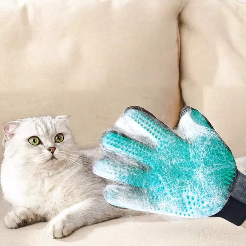 Pet Grooming Glove - Cat & Dog Hair Remover Brush for Massaging, Deshedding, and Bathing | Reusable Silicone Pet Products
Pet Grooming Glove - Cat & Dog Hair Remover Brush for Massaging, Deshedding, and Bathing | Reusable Silicone Pet Products