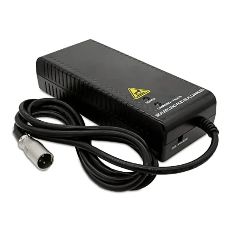 Medical scooter power wheelchair battery charger, EVA material, black, 24V 5A universal fast charging
Medical scooter power wheelchair battery charger, EVA material, black, 24V 5A universal fast charging