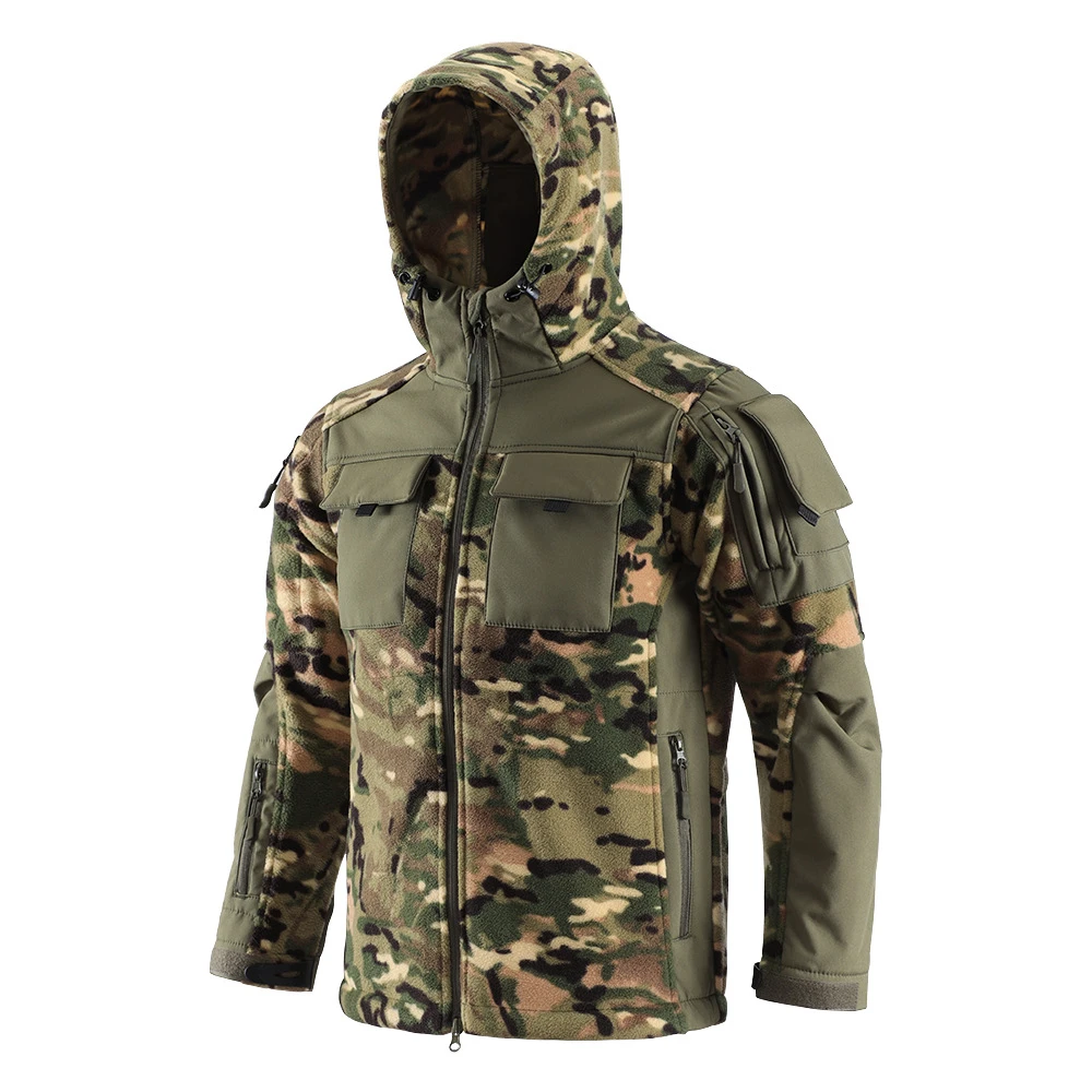 Winter Men's Camouflage And Velvet Warm Clothes Outdoor Sports Interior Coat Cold Proof Clothes
Winter Men's Camouflage And Velvet Warm Clothes Outdoor Sports Interior Coat Cold Proof Clothes