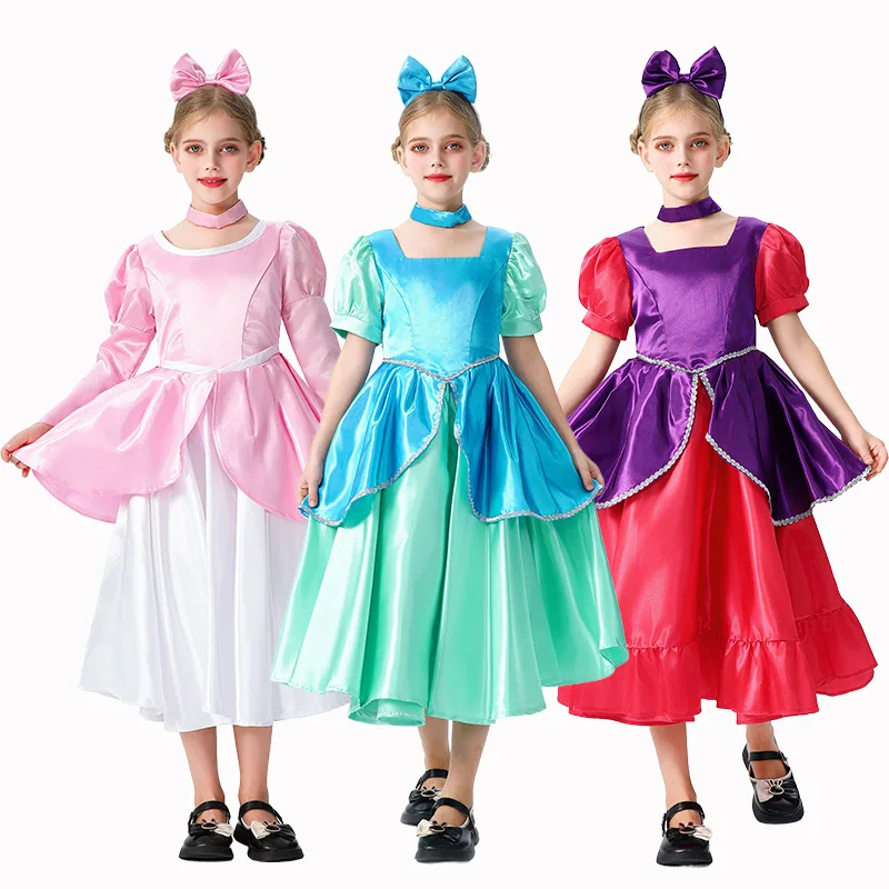 Halloween Children's Costume Anime Cos Little Mermaid Mermaid Princess Ariel Girl Cinderella Show Costume
Halloween Children's Costume Anime Cos Little Mermaid Mermaid Princess Ariel Girl Cinderella Show Costume