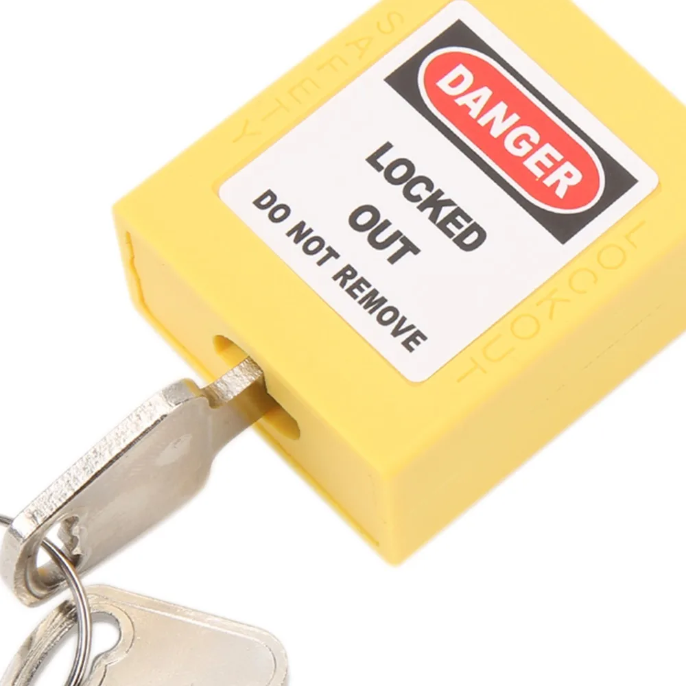 Sturdy 38mm Safety Padlock Insulated Safe LOTO Lock Durable Plastic Steel Industrial Lock Safety Lock
Sturdy 38mm Safety Padlock Insulated Safe LOTO Lock Durable Plastic Steel Industrial Lock Safety Lock