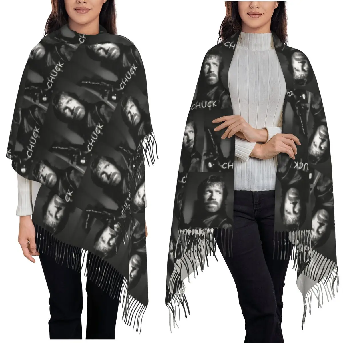 C-Chuck-S N-Norris-S Fact Шарф Шарфы с кисточками Женские мягкие теплые шали и накидки Большая осенне-зимняя шаль 
C-Chuck-S N-Norris-S Fact Шарф Шарфы с кисточками Женские мягкие теплые шали и накидки Большая осенне-зимняя шаль