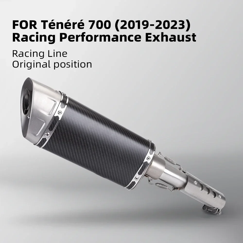 Slip on For YAMAHA Tenere 700 T700 2019-2023 motocycle exhaust muffler mid tail link pipe connect original position
Slip on For YAMAHA Tenere 700 T700 2019-2023 motocycle exhaust muffler mid tail link pipe connect original position