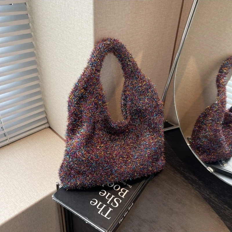 Colored Thread Polyester Top-handle Bags Soild Csual Fold Over Ladies Bags 2025 New Style Fashion Bolsa Dobrável Feminina
Colored Thread Polyester Top-handle Bags Soild Csual Fold Over Ladies Bags 2025 New Style Fashion Bolsa Dobrável Feminina