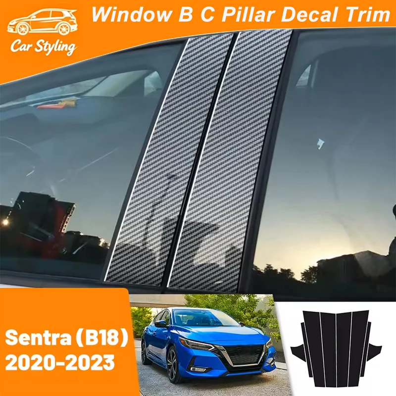 For Nissan Sentra B18 2020-2023 2021 2022 Carbon Fiber Window Door Column Deal B C Pillar Post Cover Trim Sticker
For Nissan Sentra B18 2020-2023 2021 2022 Carbon Fiber Window Door Column Deal B C Pillar Post Cover Trim Sticker