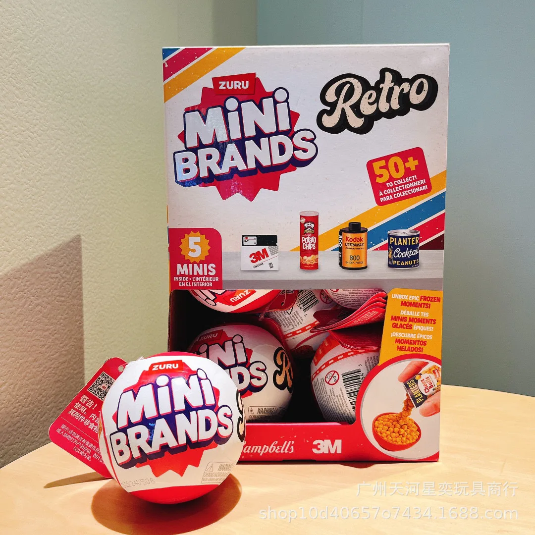 Zuru Blind Ball Mini Brands Retro 5 Surprise 5 Minis Inside 50+ Retro Collectibles Mystery Capsule Toy For Collectors Gift
Zuru Blind Ball Mini Brands Retro 5 Surprise 5 Minis Inside 50+ Retro Collectibles Mystery Capsule Toy For Collectors Gift