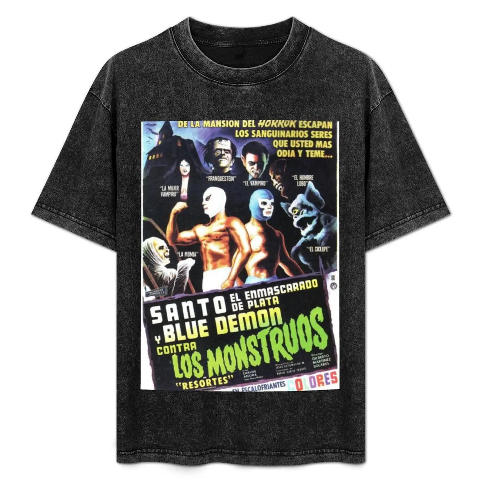 Santo Blue Demon Contra Los Monstruos T-Shirt Dry Fit Running Short Sleeve Top
Santo Blue Demon Contra Los Monstruos T-Shirt Dry Fit Running Short Sleeve Top