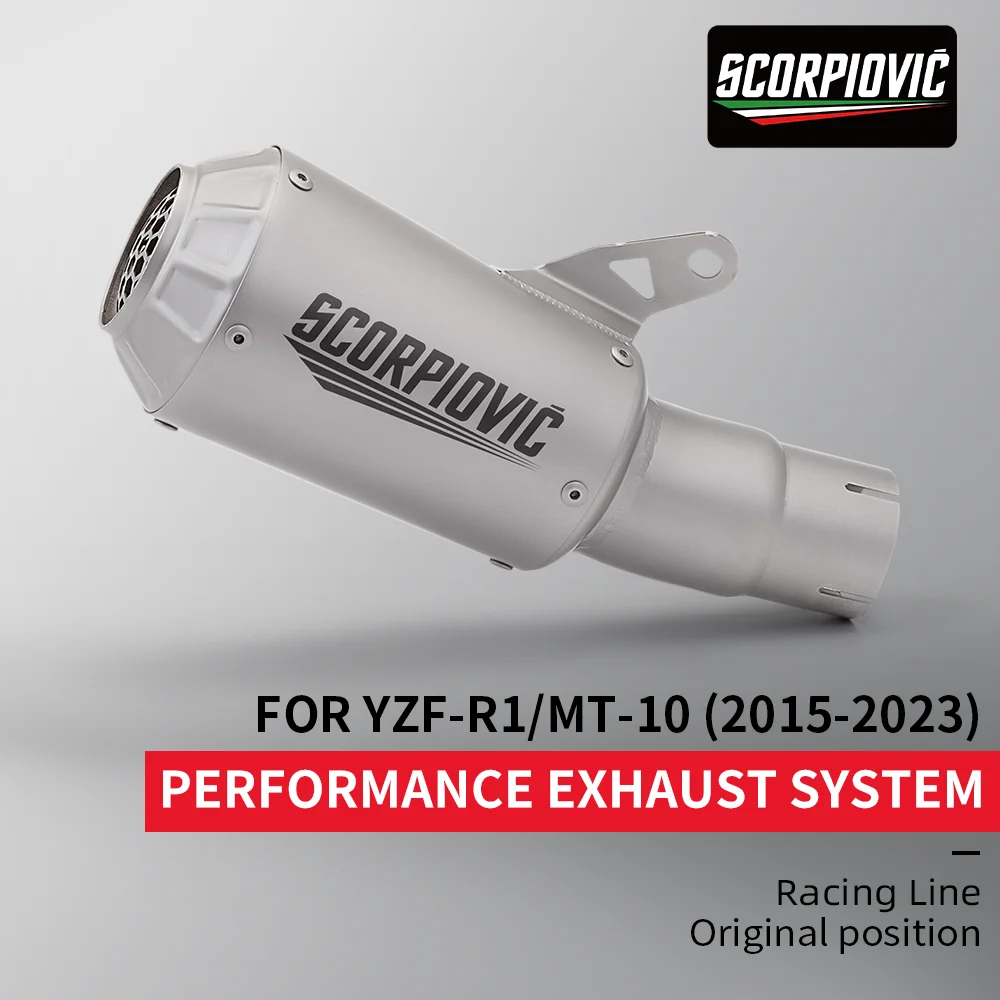 Slip-On For MT10 MT-10 SP FZ10 FZ-10 2015- 2023 Motorcycle Exhaust Escape Systems Modify Link Pipe Muffler With Mesh Moto
Slip-On For MT10 MT-10 SP FZ10 FZ-10 2015- 2023 Motorcycle Exhaust Escape Systems Modify Link Pipe Muffler With Mesh Moto