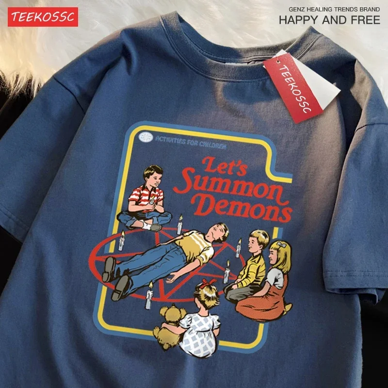 Футболка Let'S Summon Demons Master, мужская модная повседневная футболка, футболка большого размера, дышащая футболка в стиле хип-хоп, хлопковая футболка, одежда
Футболка Let'S Summon Demons Master, мужская модная повседневная футболка, футболка большого размера, дышащая футболка в стиле хип-хоп, хлопковая футболка, одежда