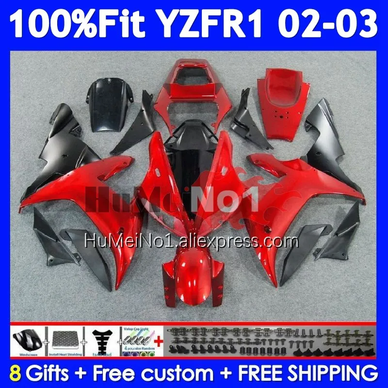 Body For YAMAHA YZF 1000 CC R1 R 1 YZF-R1 YZFR1 02 03 365No.36 Metal RED YZF1000 1000CC YZF-1000 2002 2003 Injection Fairing
Body For YAMAHA YZF 1000 CC R1 R 1 YZF-R1 YZFR1 02 03 365No.36 Metal RED YZF1000 1000CC YZF-1000 2002 2003 Injection Fairing