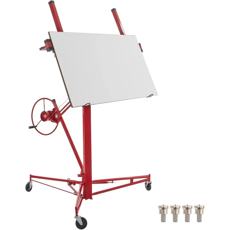 VEVOR Drywall Rolling Lifter Panel, 11ft Sheetrock Lift Drywall Lift, 150lb Weight Capacity Panel Hoist Jack Tool
VEVOR Drywall Rolling Lifter Panel, 11ft Sheetrock Lift Drywall Lift, 150lb Weight Capacity Panel Hoist Jack Tool