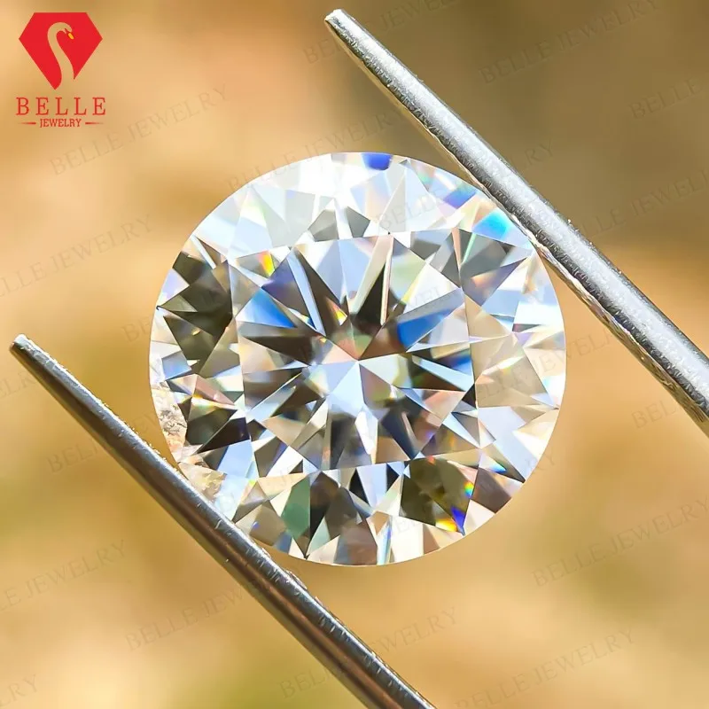 Loose Moissanite Stone Round Cut D Color VVS1 DIY Jewelry Necklace Earrings Rings Main Material Diamond Tester GRA Certificate
Loose Moissanite Stone Round Cut D Color VVS1 DIY Jewelry Necklace Earrings Rings Main Material Diamond Tester GRA Certificate
