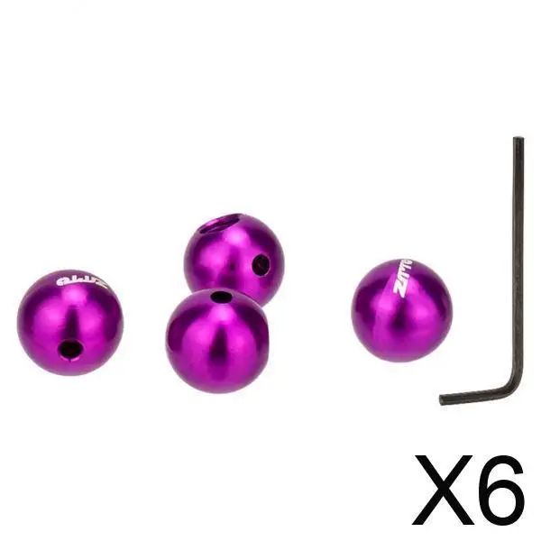 6x4Pcs Brake Cable End Caps Set Ball Hat Multi-Color Cable Tips
6x4Pcs Brake Cable End Caps Set Ball Hat Multi-Color Cable Tips