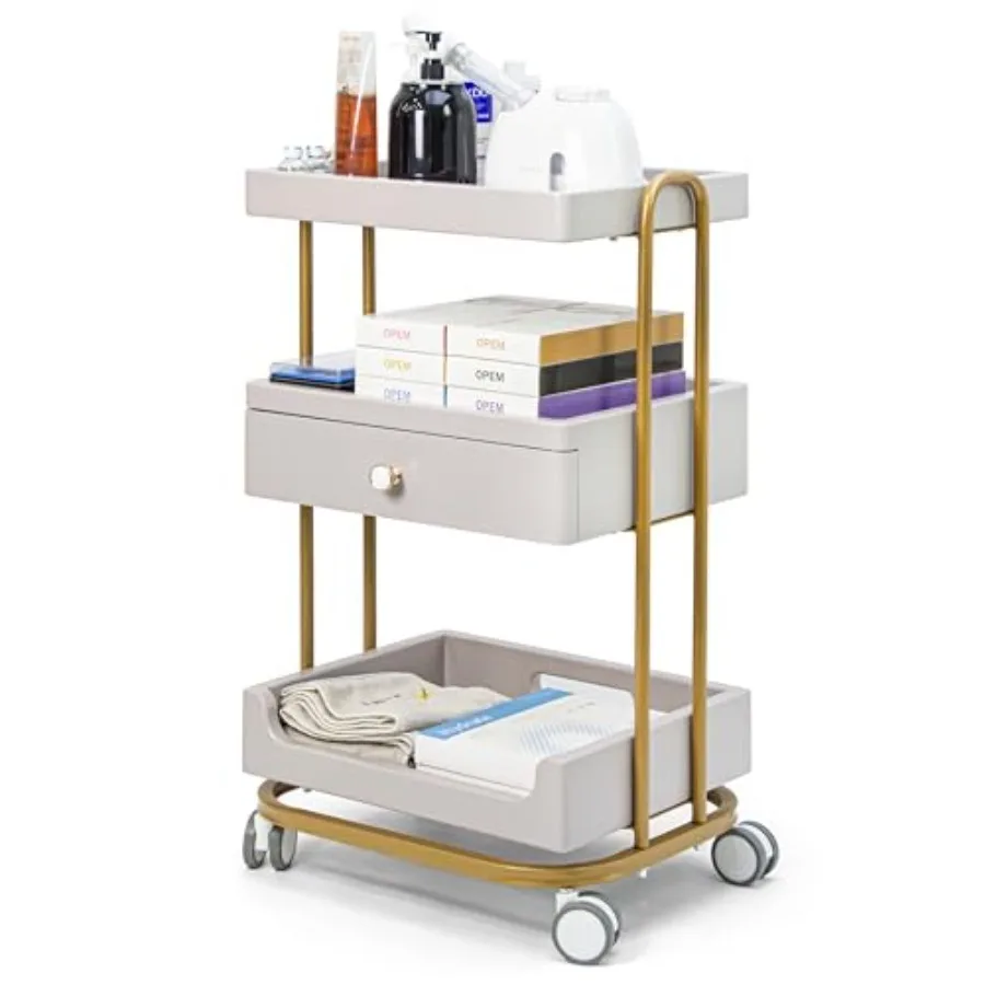 Salon SPA Esthetician Convenient Cart Trolley 3-Tier with 360° Rotate Silent Wheels Beauty Rolling Cart for Spa Salon Equipment
Salon SPA Esthetician Convenient Cart Trolley 3-Tier with 360° Rotate Silent Wheels Beauty Rolling Cart for Spa Salon Equipment