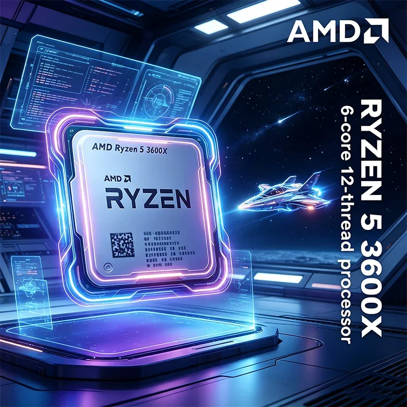 AMD Ryzen 5 3600X 3.8 GHz Six-Core Twelve-Thread CPU Processor - 7NM 95W L3 32M Socket AM4 for Gaming And Desktop Bulk
AMD Ryzen 5 3600X 3.8 GHz Six-Core Twelve-Thread CPU Processor - 7NM 95W L3 32M Socket AM4 for Gaming And Desktop Bulk