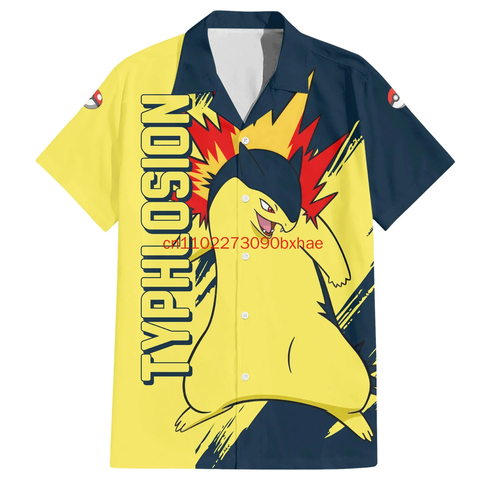 3D Print New Pokemon Typhlosion Hawaiian Shirt Summer Fashion Street Anime Cool Men's and Women's Children's Top Shirt
3D Print New Pokemon Typhlosion Hawaiian Shirt Summer Fashion Street Anime Cool Men's and Women's Children's Top Shirt