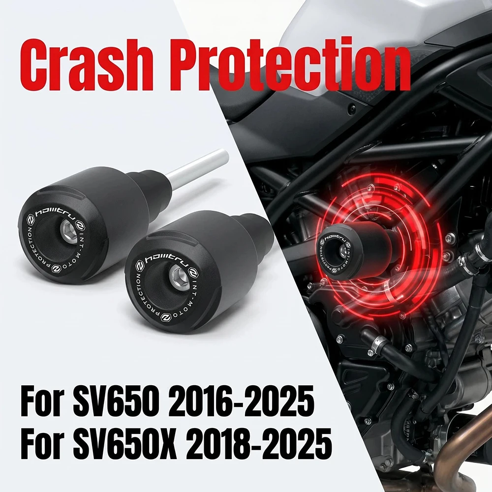 Motorcycle Falling Crash Protector For Suzuki SV650 2016-2025 SV650X 2018-2025 Guards Engine Crash Bobbins
Motorcycle Falling Crash Protector For Suzuki SV650 2016-2025 SV650X 2018-2025 Guards Engine Crash Bobbins