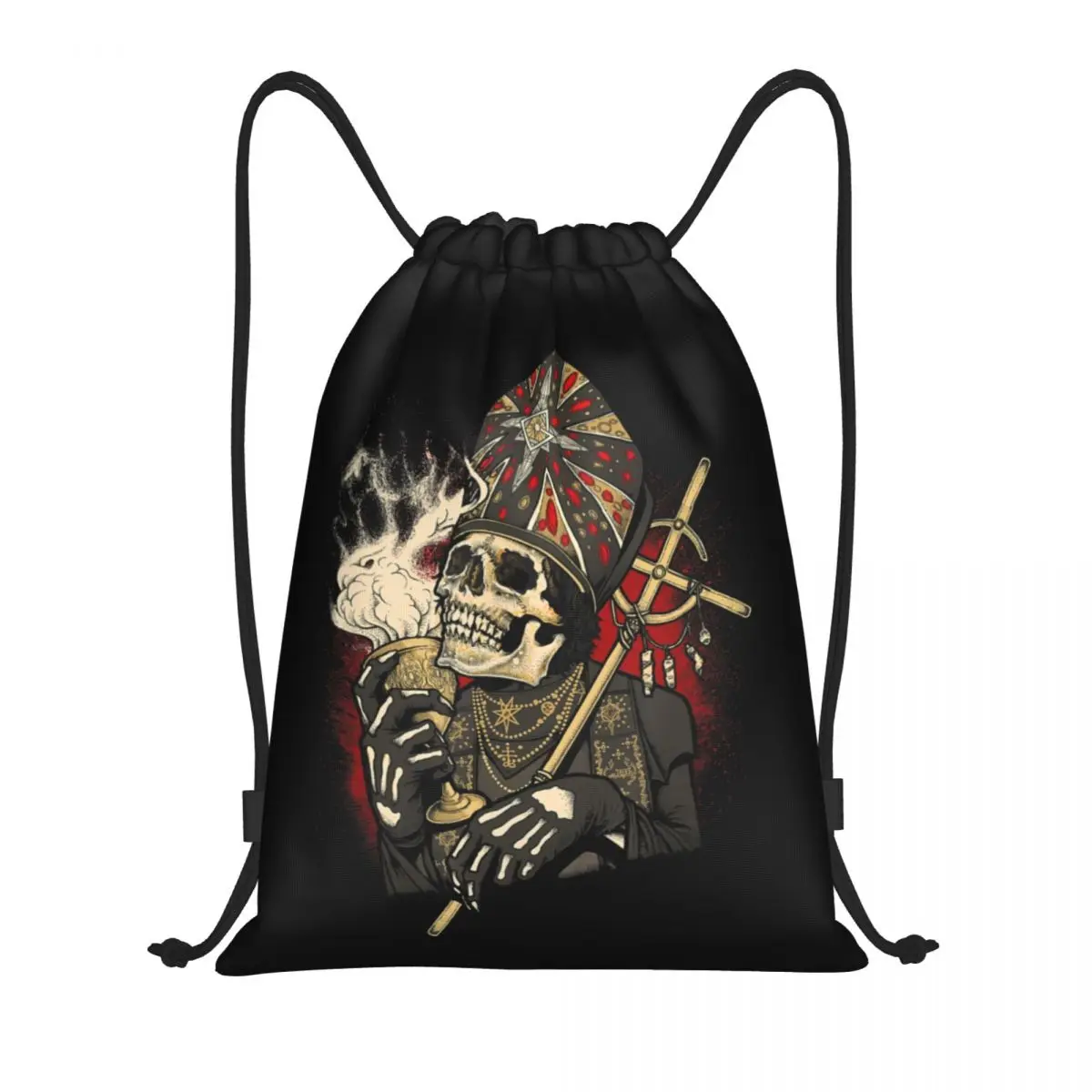 Swedish Rock Band Ghost Drawstring Backpack Women Men Sport Gym Sackpack Foldable Training Bag Sack
Swedish Rock Band Ghost Drawstring Backpack Women Men Sport Gym Sackpack Foldable Training Bag Sack