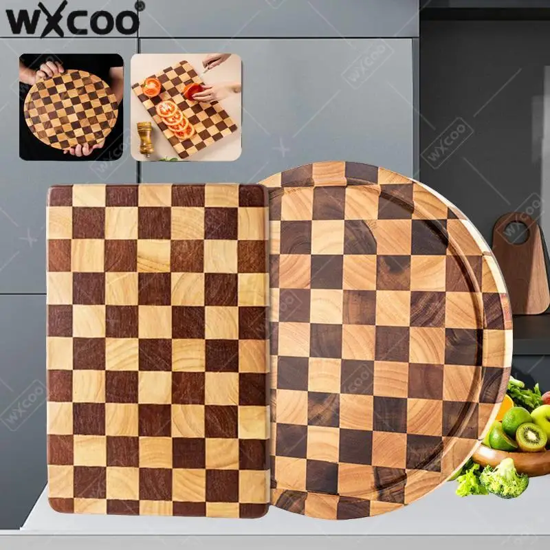 WXCOO 12 Inches Wooden Round Cutting Board Acacia Wood Cutting Board for Cut Vegetables Cheese Kitchen Chopping Serving Board 
WXCOO 12 Inches Wooden Round Cutting Board Acacia Wood Cutting Board for Cut Vegetables Cheese Kitchen Chopping Serving Board