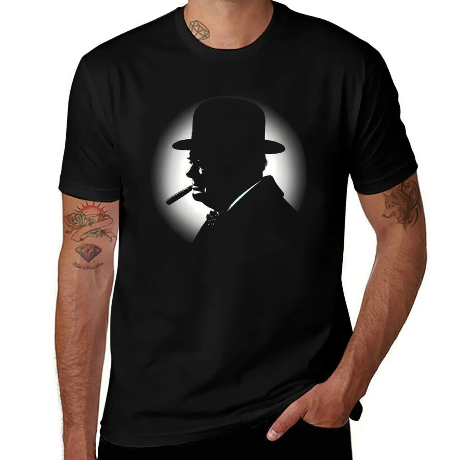 Vintage Churchill Silhouette T-Shirt quick drying graphics sweat mens designer clothes
Vintage Churchill Silhouette T-Shirt quick drying graphics sweat mens designer clothes