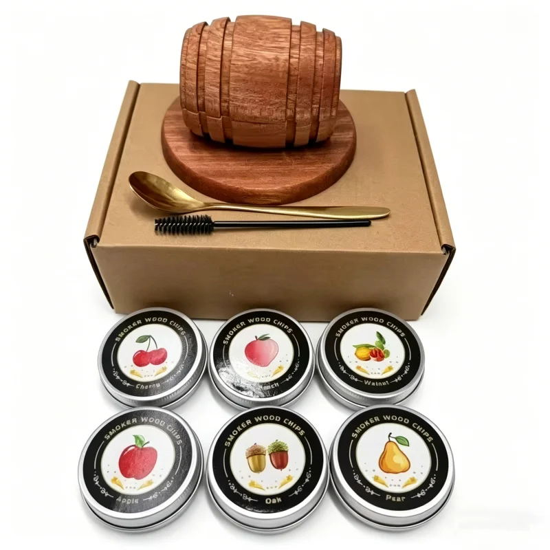 New Whiskey Smoker Kit with Wood Chips-6 Flavors Old Fashioned Drink Smoker Infuser for Cocktails Birthday Bourbon for Gifts
New Whiskey Smoker Kit with Wood Chips-6 Flavors Old Fashioned Drink Smoker Infuser for Cocktails Birthday Bourbon for Gifts