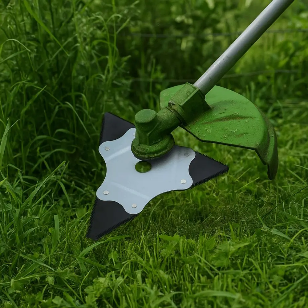 Manganese Steel Lawn Mower Blades Dual-use Triangular Shape Serrated Blades Serrated Edge Quenched Multi-purpose Blades
Manganese Steel Lawn Mower Blades Dual-use Triangular Shape Serrated Blades Serrated Edge Quenched Multi-purpose Blades