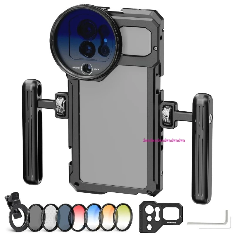 PA021+PA033 Cage Phone Video S23 Ultra Phone Cage Video Rig with Dual Side Handle Grips
PA021+PA033 Cage Phone Video S23 Ultra Phone Cage Video Rig with Dual Side Handle Grips