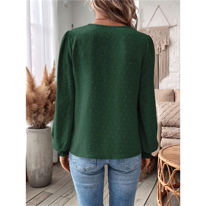 【SEE】Womens V Neck Boho Long Sleeve Shirts Dot Chiffon Blouses Flowy Lace Crochet Clothing Casual Trendy
【SEE】Womens V Neck Boho Long Sleeve Shirts Dot Chiffon Blouses Flowy Lace Crochet Clothing Casual Trendy
