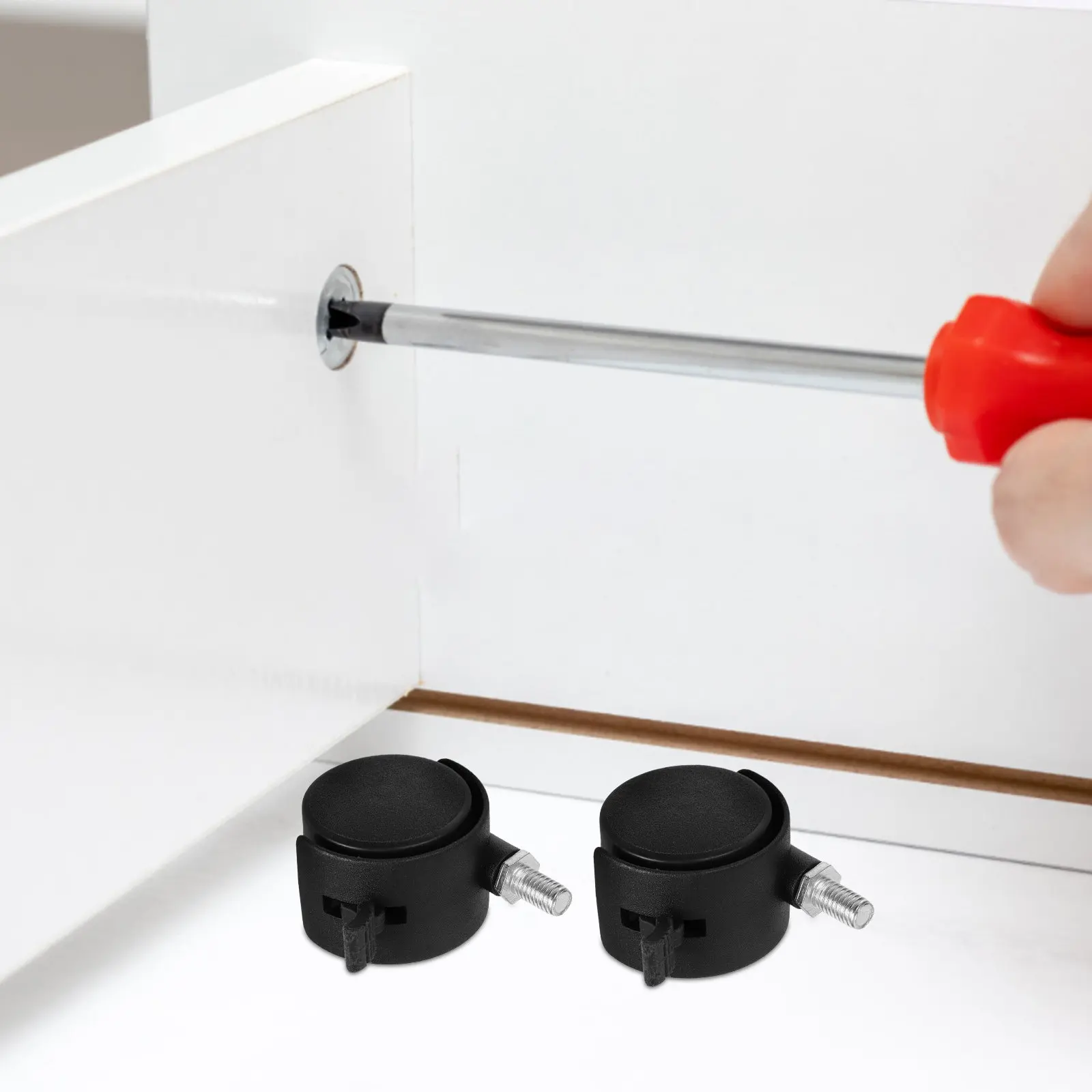4Pcs Swivel Caster Wheels Locking Brake Smooth Rolling Threaded Stem Fit Furniture Desk Drawers Metal Racks Laundry Baskets
4Pcs Swivel Caster Wheels Locking Brake Smooth Rolling Threaded Stem Fit Furniture Desk Drawers Metal Racks Laundry Baskets