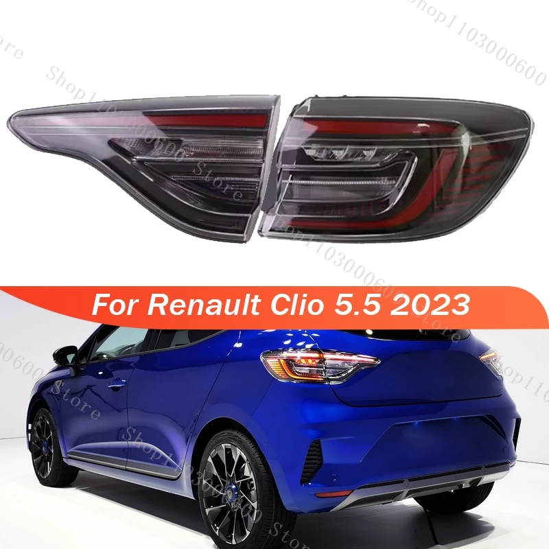 Rear Tail Light Brake Lamp For Renault Clio 5.5 2023 Turn Signal Light Warning Tail Lamp Accessories 265554288R 265502066R
Rear Tail Light Brake Lamp For Renault Clio 5.5 2023 Turn Signal Light Warning Tail Lamp Accessories 265554288R 265502066R