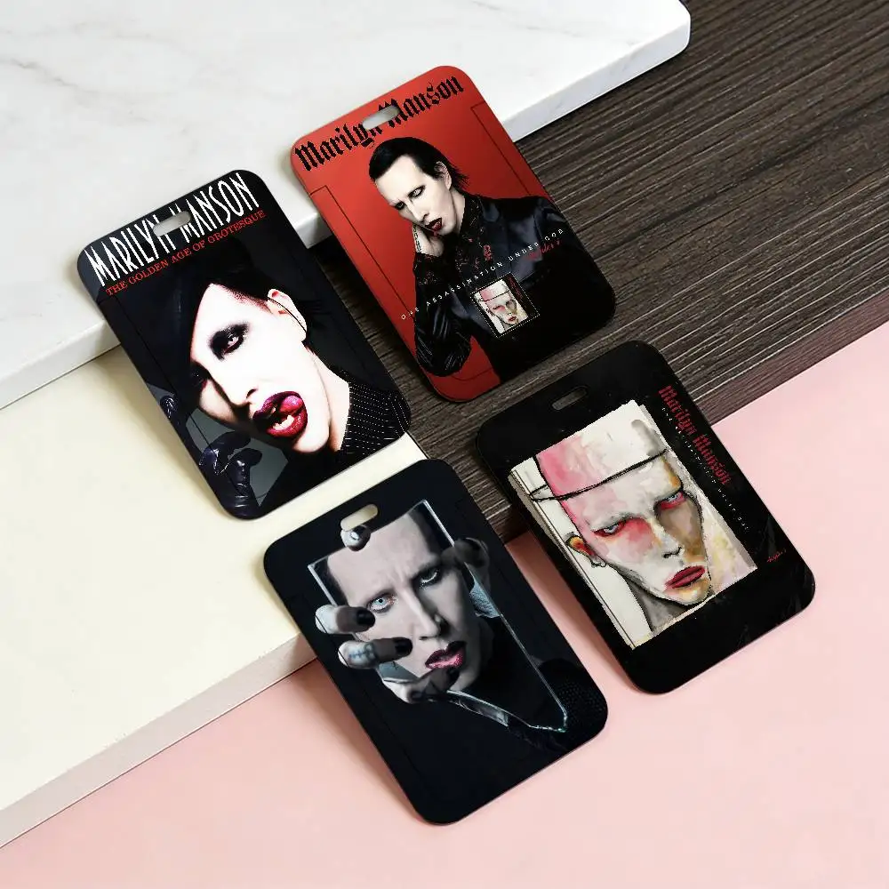 M-Marilyn Singer M-Manson OAUG Antichrist Transparent Card Holder Employee Plastic Slide Cover Lanyard Work Business ID Bag Bus
M-Marilyn Singer M-Manson OAUG Antichrist Transparent Card Holder Employee Plastic Slide Cover Lanyard Work Business ID Bag Bus