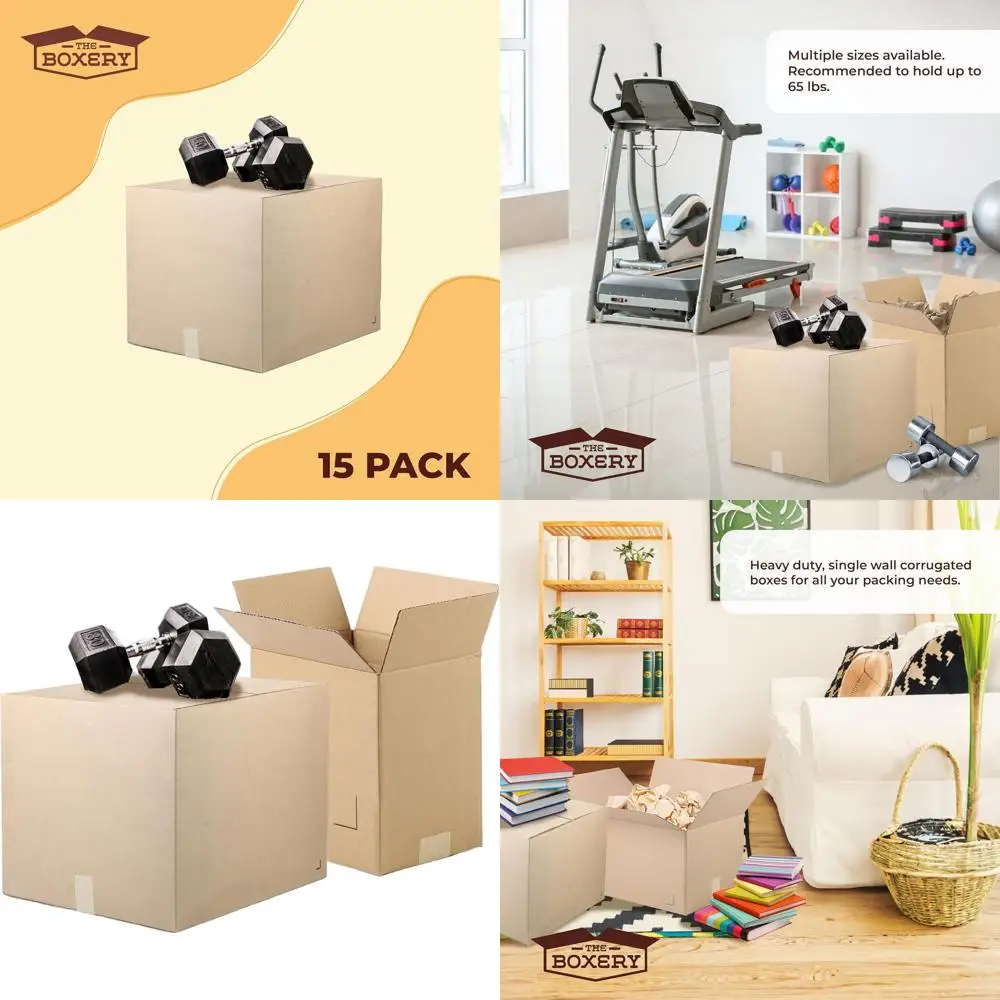 15-Pack 22x18x16 Inches ECT44 Brown Kraft Corrugated Cardboard Boxes for Shipping, Packing, Moving, Storage, and Recycling | Mad
15-Pack 22x18x16 Inches ECT44 Brown Kraft Corrugated Cardboard Boxes for Shipping, Packing, Moving, Storage, and Recycling | Mad