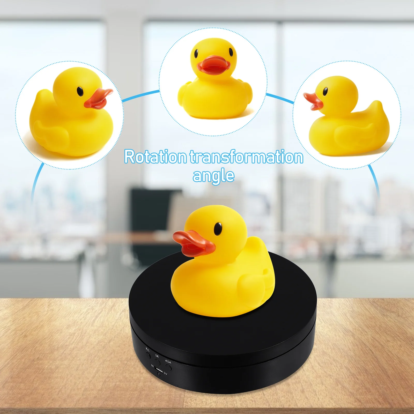 1pc Automatic Rotating Stand 360 Degree Electric Turntable For Jewelry Cake Showcase 3Kg Load Capacity Abs Material Small Size 
1pc Automatic Rotating Stand 360 Degree Electric Turntable For Jewelry Cake Showcase 3Kg Load Capacity Abs Material Small Size