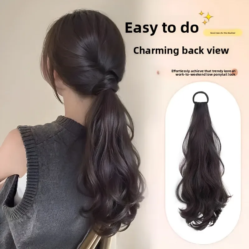 Синтетический парик Vitality, длинный волнистый хвост, волосы с высокоэластичной резинкой, термостойкий парик для ежедневного использования
Синтетический парик Vitality, длинный волнистый хвост, волосы с высокоэластичной резинкой, термостойкий парик для ежедневного использования