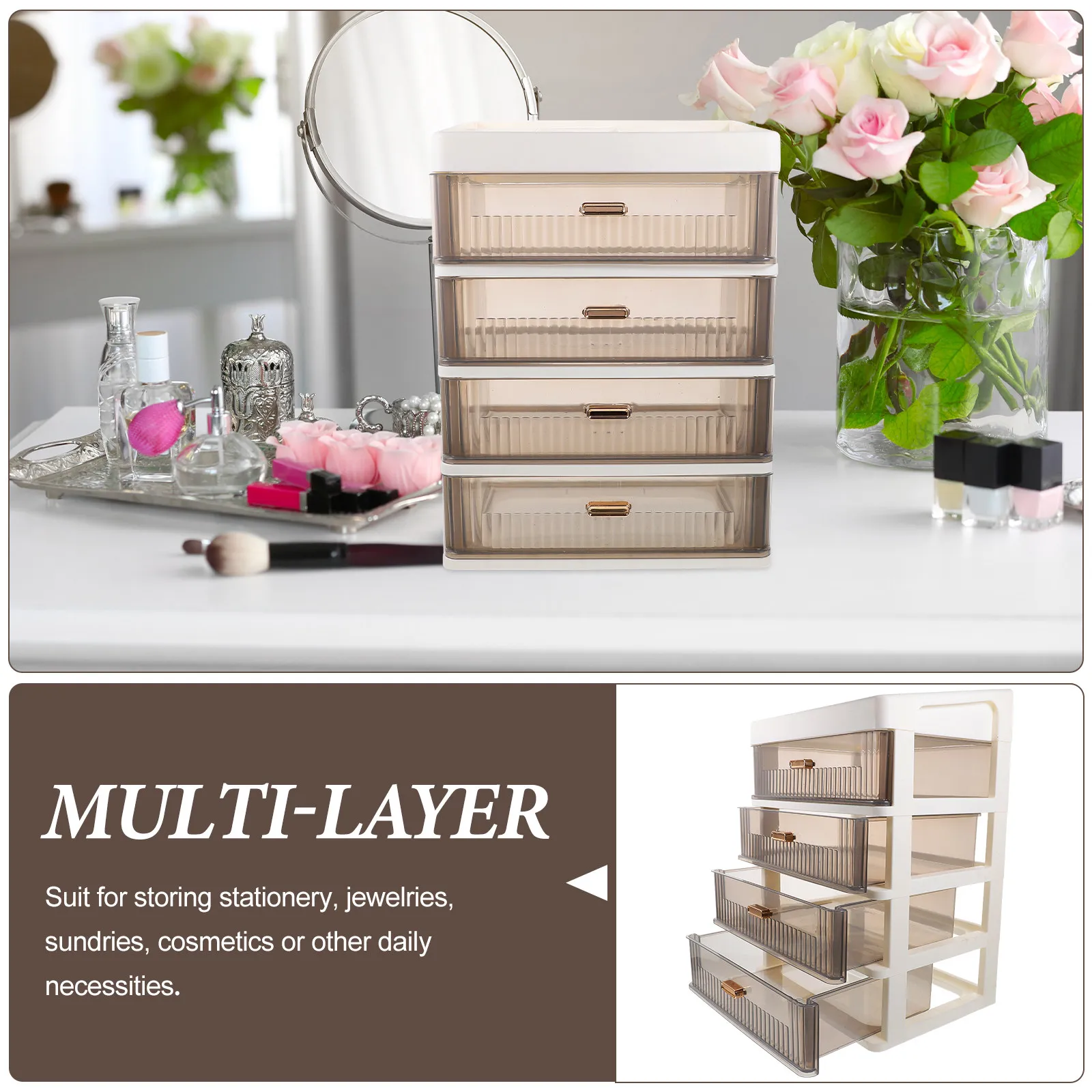 Настольный органайзер-ящик для хранения, легкий многоуровневый органайзер для канцелярии и косметики, коробка для эффективной организации на столе
Настольный органайзер-ящик для хранения, легкий многоуровневый органайзер для канцелярии и косметики, коробка для эффективной организации на столе