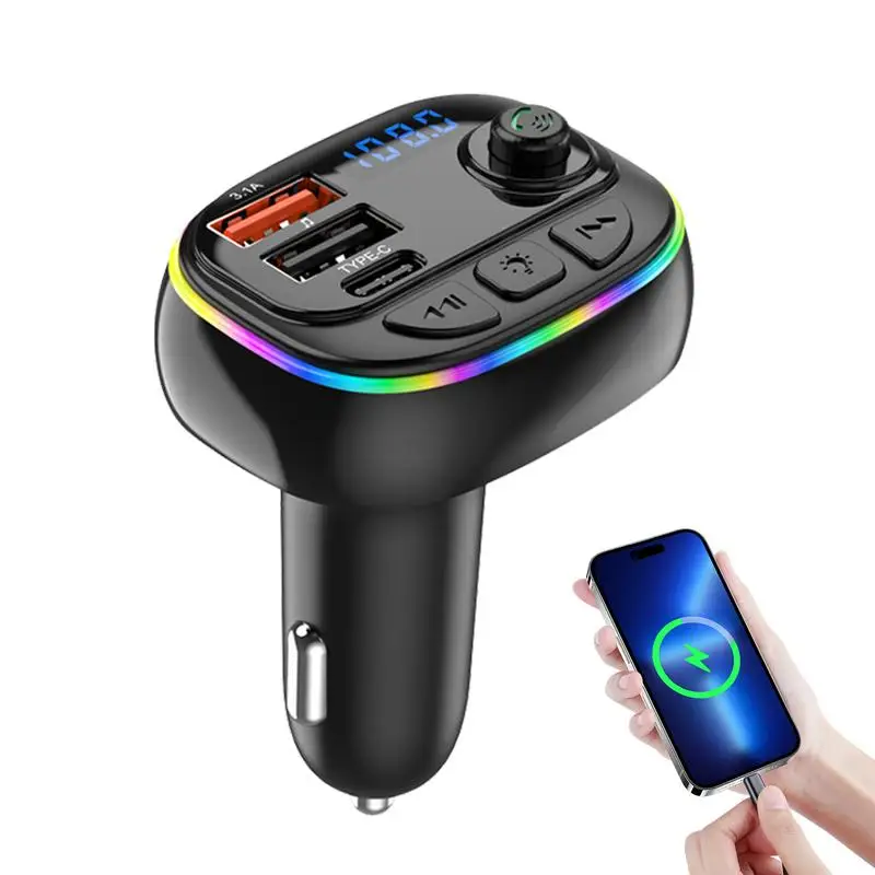 Автомобильный беспроводной FM-передатчик Blue Tooth, адаптер с 2 USB-портами, зарядное устройство, MP3-плеер, быстрое зарядное устройство с функцией громкой связи 3,1 А
Автомобильный беспроводной FM-передатчик Blue Tooth, адаптер с 2 USB-портами, зарядное устройство, MP3-плеер, быстрое зарядное устройство с функцией громкой связи 3,1 А