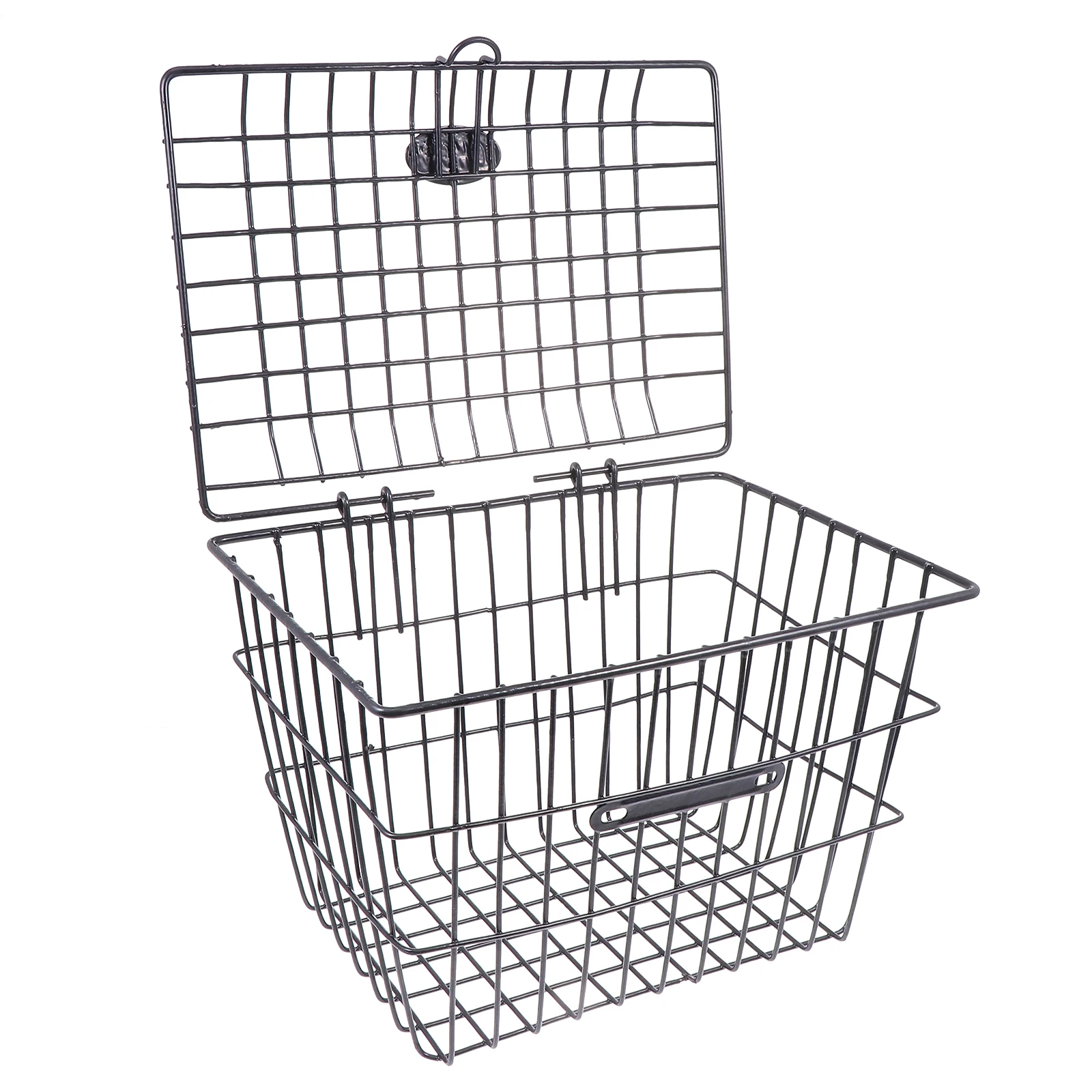 1pc Bike Rear Basket Durable Metal Storage Holder With Cover Thicken Lightweight Easy Install For Mountain Bicycle Corrosion
1pc Bike Rear Basket Durable Metal Storage Holder With Cover Thicken Lightweight Easy Install For Mountain Bicycle Corrosion