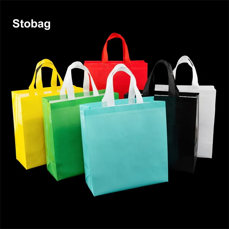 StoBag 12pcs New Non-woven Tote Bag Fabric Waterproof Kids for Candy Cake Gift Packaging Festival Holiday Happy Party Favors
StoBag 12pcs New Non-woven Tote Bag Fabric Waterproof Kids for Candy Cake Gift Packaging Festival Holiday Happy Party Favors