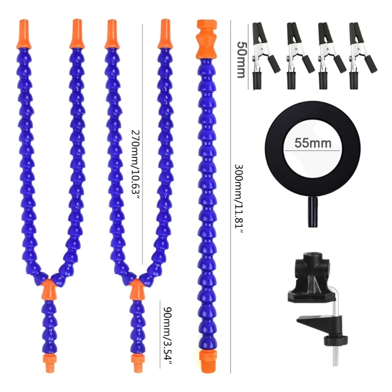 Professional Helping Hands Soldering Aid 3Flexible Gooseneck Arms 3XMagnifier LED Light Essential Tool for Soldering
Professional Helping Hands Soldering Aid 3Flexible Gooseneck Arms 3XMagnifier LED Light Essential Tool for Soldering