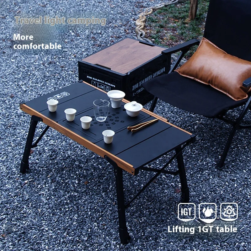 Lifting camping table, outdoor mobile kitchen height adjustable folding table, barbecue table
Lifting camping table, outdoor mobile kitchen height adjustable folding table, barbecue table