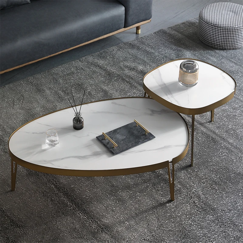 Stone Coffee Table Size Set Modern Simple Light Luxury Shaped Coffee Table
Stone Coffee Table Size Set Modern Simple Light Luxury Shaped Coffee Table