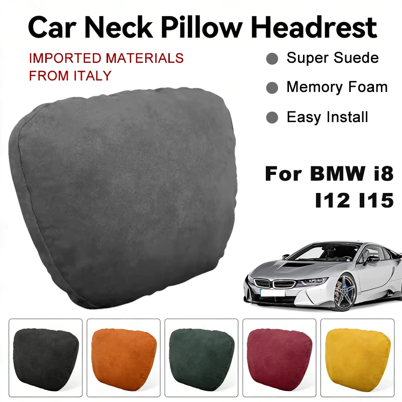 Italy Suede Car Neck Rest Pillow For BMW i8 I12 I15 Seat Head Neck Support Cushion Auto Interior Accessories
Italy Suede Car Neck Rest Pillow For BMW i8 I12 I15 Seat Head Neck Support Cushion Auto Interior Accessories