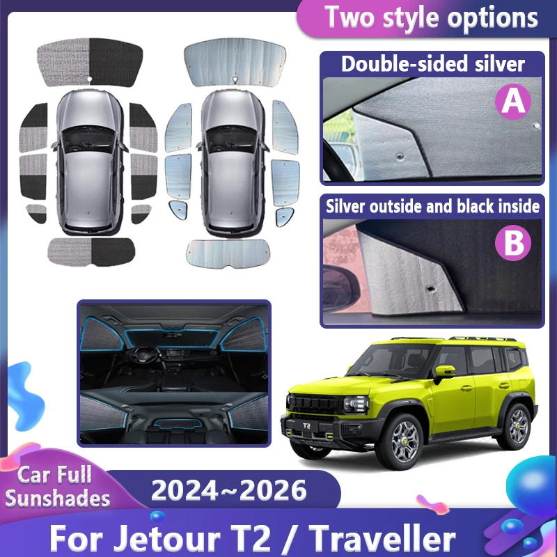 Car Windows Sunshades For Jetour T2 Accessories 2023 2024 2025 Traveller Shanhai T2 Anti-UV Windshield Visors Cover Accessories
Car Windows Sunshades For Jetour T2 Accessories 2023 2024 2025 Traveller Shanhai T2 Anti-UV Windshield Visors Cover Accessories