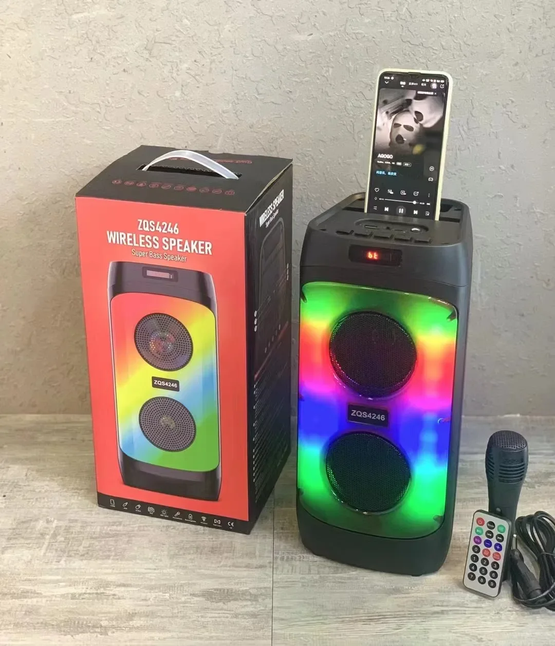 ZQS4246 Newest Stylish Active Outdoor Speaker With Microphone Wireless Speaker Professional Speakers With Mode Fashion
ZQS4246 Newest Stylish Active Outdoor Speaker With Microphone Wireless Speaker Professional Speakers With Mode Fashion
