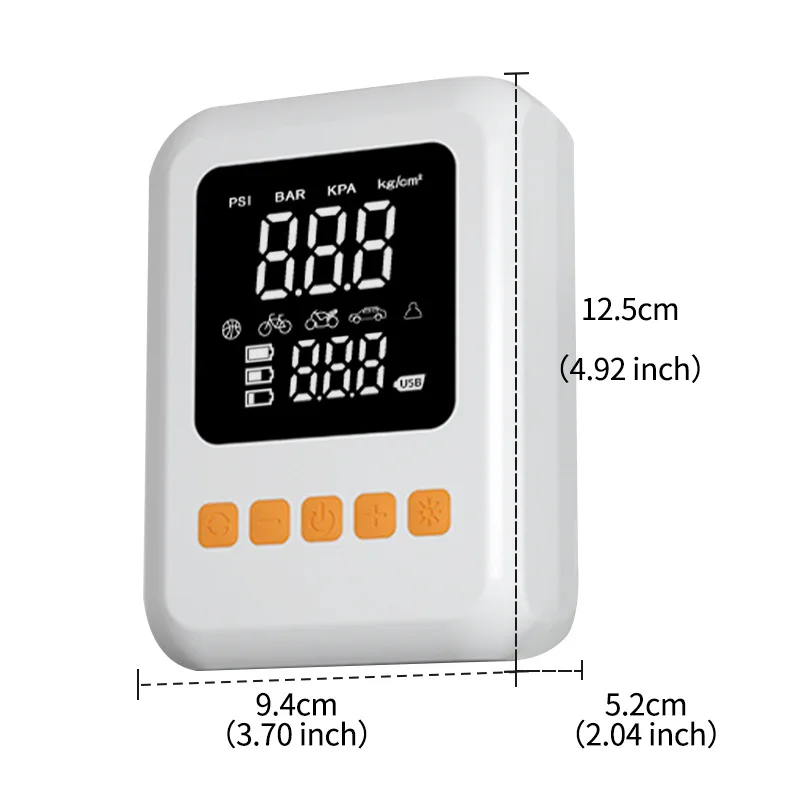 Mini version portable comes with electric car tire pump, tire pressure pump, handheld wireless car inflator pump
Mini version portable comes with electric car tire pump, tire pressure pump, handheld wireless car inflator pump